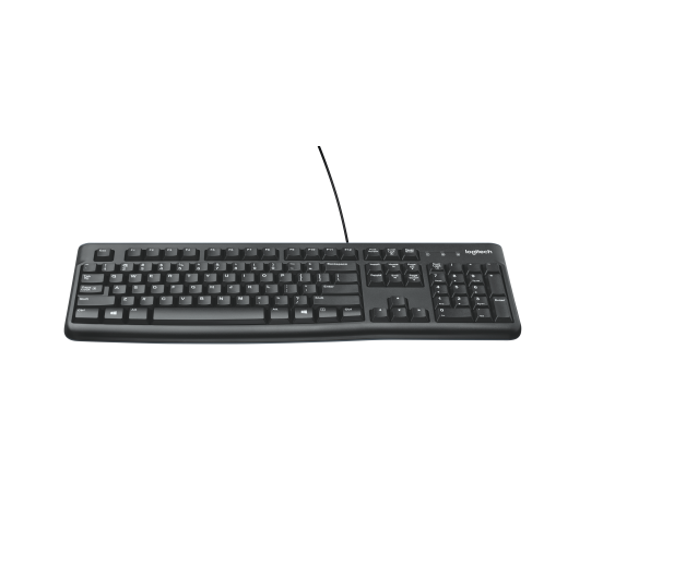 Logitech K120 Keyboard czarna USB - 57307 - zdjęcie 2
